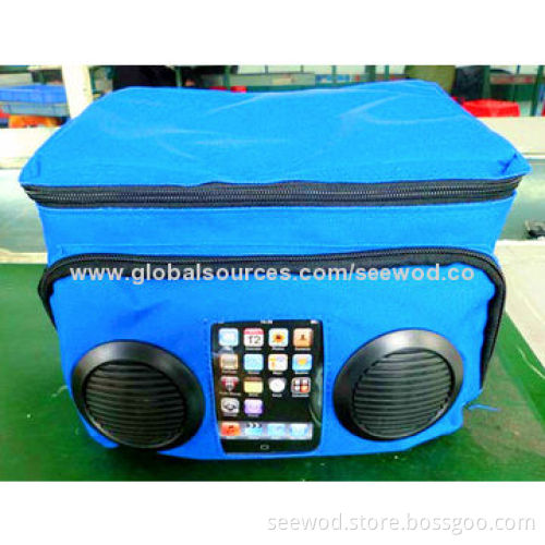 Best Selling Picnic/Cooler Bag with Speaker and Foldable Design